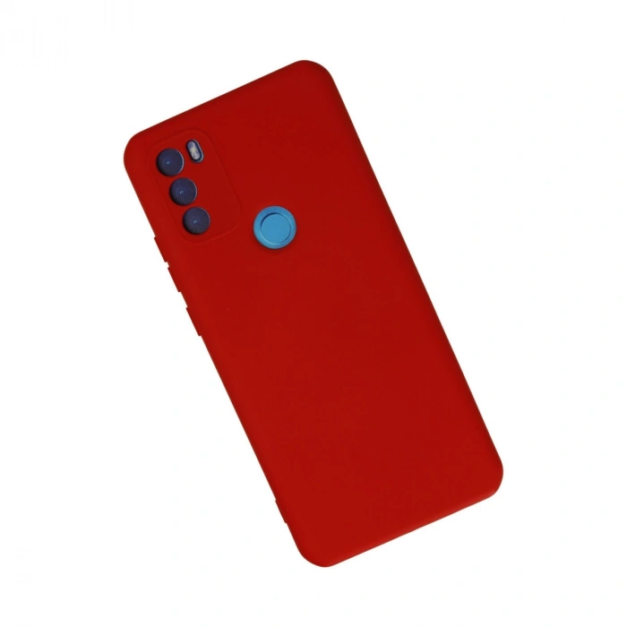 General Mobile Gm 21 Plus Kılıf Nano İçi Kadife Silikon - Kırmızı