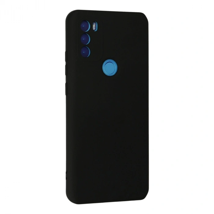 General Mobile Gm 21 Plus Kılıf Nano İçi Kadife Silikon - Siyah