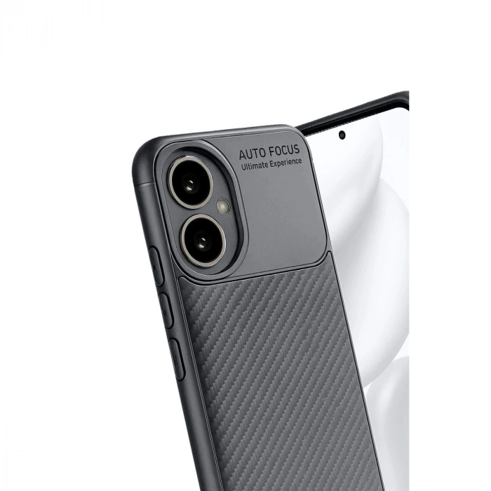 Honor 400 Kılıf Auto Focus Karbon Kapak - Gri