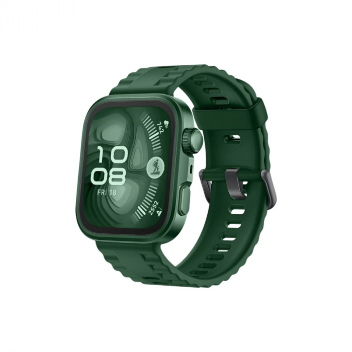 Huawei Fit 4 Nova Silikon Kordon (saat Değildir) - Koyu Yeşil