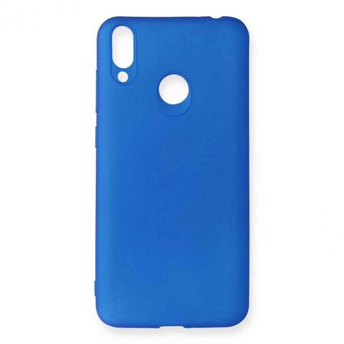 Huawei Honor 8c Kılıf First Silikon - Mavi
