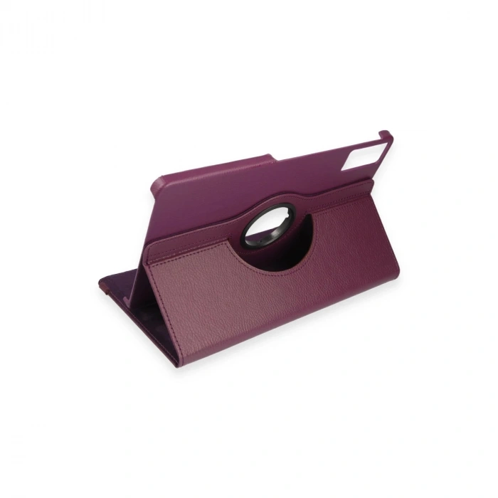 Huawei Honor Pad 10 12.1 Kılıf 360 Tablet Deri Kılıf - Mürdüm