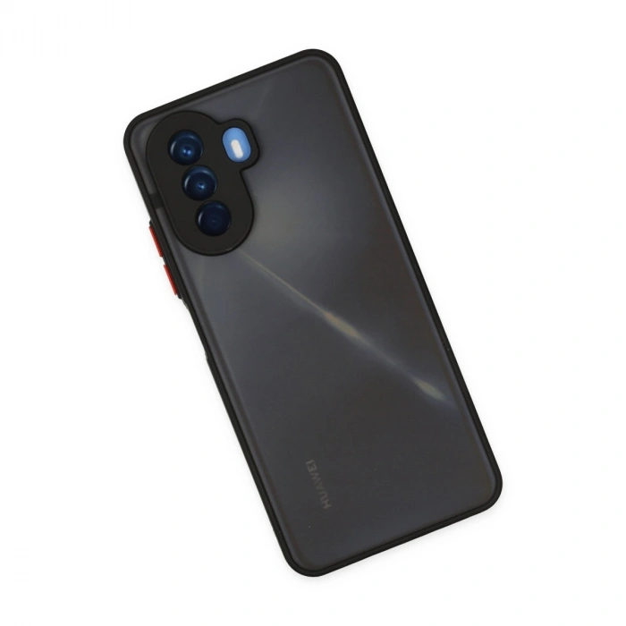 Huawei Nova Y70 Kılıf Montreal Silikon Kapak - Siyah