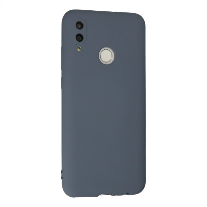 Huawei P Smart 2019 Kılıf Nano İçi Kadife Silikon - Gri
