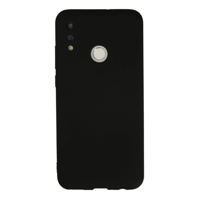 Huawei P Smart 2019 Kılıf Nano İçi Kadife Silikon - Siyah