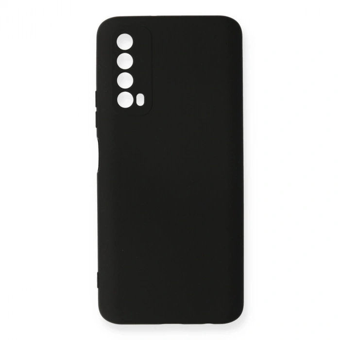 Huawei P Smart 2021 Kılıf Nano İçi Kadife Silikon - Siyah