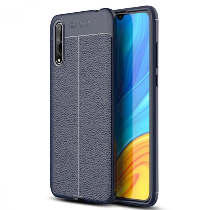 Huawei P Smart S Kılıf Auto Focus Kapak - Lacivert