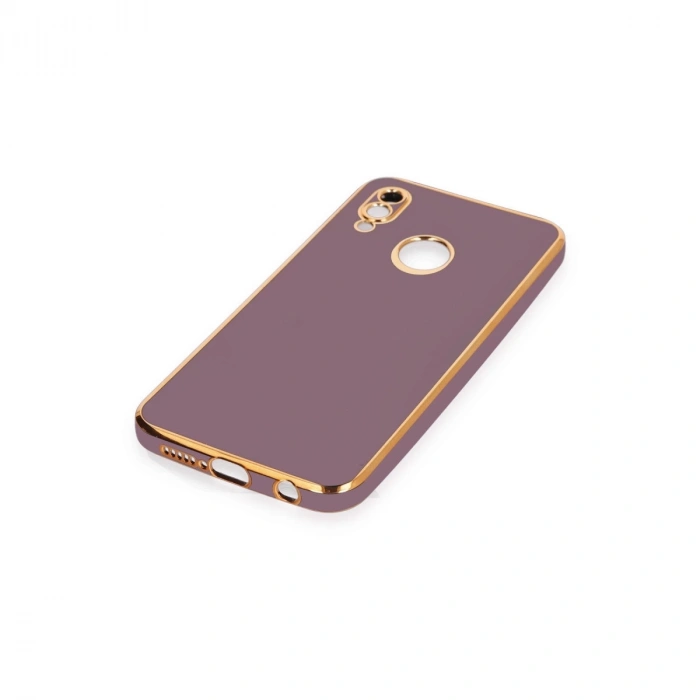 Huawei P20 Lite Kılıf Volet Silikon - Mor