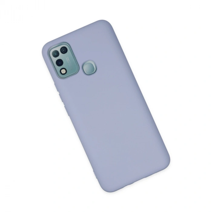 İnfinix Hot 10 Play Kılıf Nano İçi Kadife Silikon - Lila