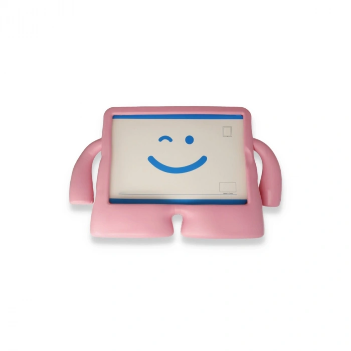 İpad 2022 10.9 (10.nesil) Kılıf Karakter Tablet Silikon - Açık Pembe