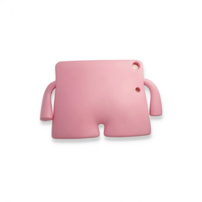 İpad 2022 10.9 (10.nesil) Kılıf Karakter Tablet Silikon - Açık Pembe