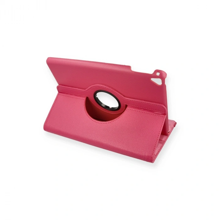 İpad 9.7 (2018) Kılıf 360 Tablet Deri Kılıf - Pembe