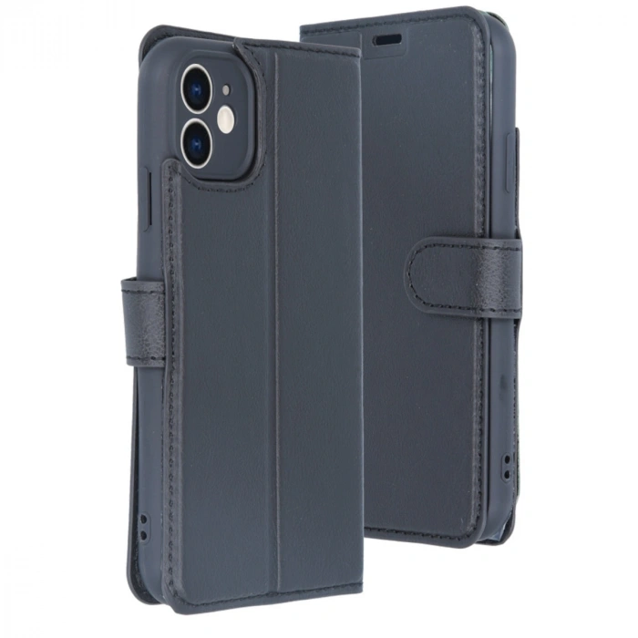 İphone 11 Kılıf Trend S Plus Kapaklı Kılıf - Siyah