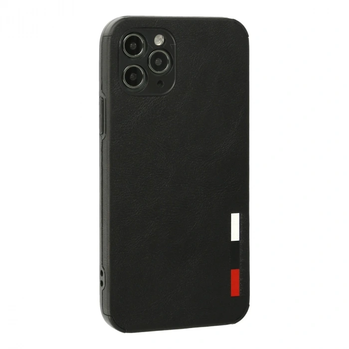 İphone 11 Pro Kılıf Loop Deri Silikon - Siyah