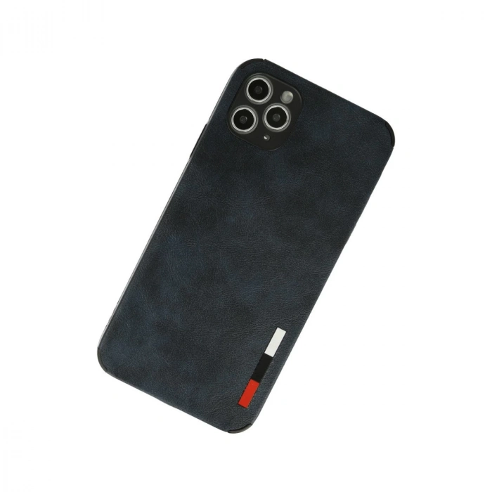 İphone 11 Pro Max Kılıf Loop Deri Silikon - Lacivert