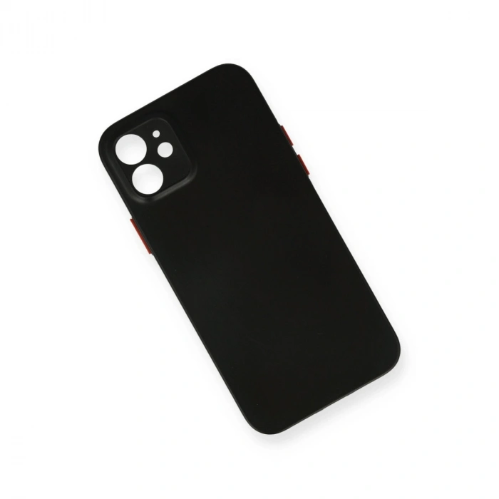 İphone 12 Kılıf Pp Ultra İnce Kapak - Siyah