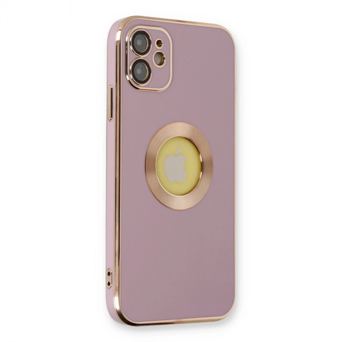 İphone 12 Kılıf Store Silikon - Mor