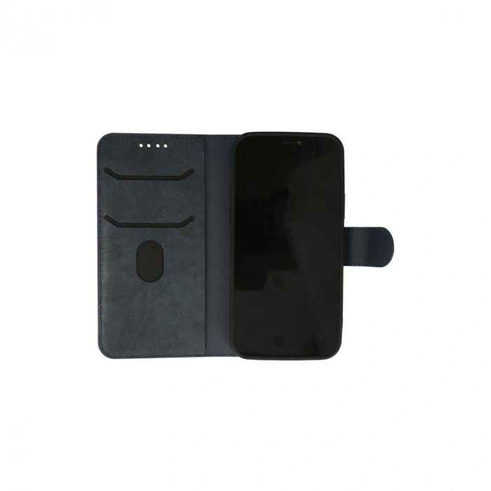 İphone 12 Kılıf Trend S Plus Kapaklı Kılıf - Lacivert