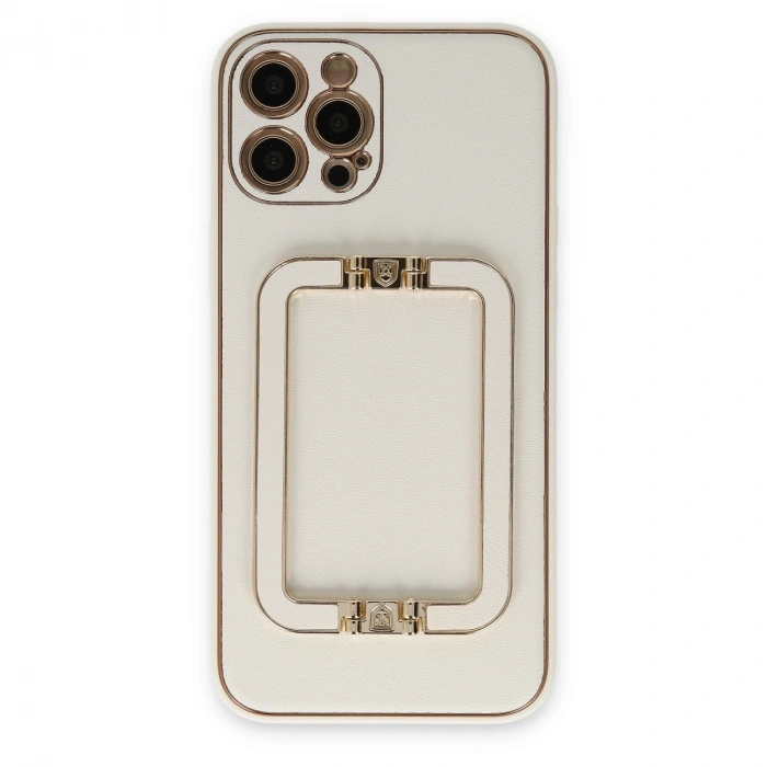 İphone 12 Pro Kılıf Coco Elit Kapak - Beyaz