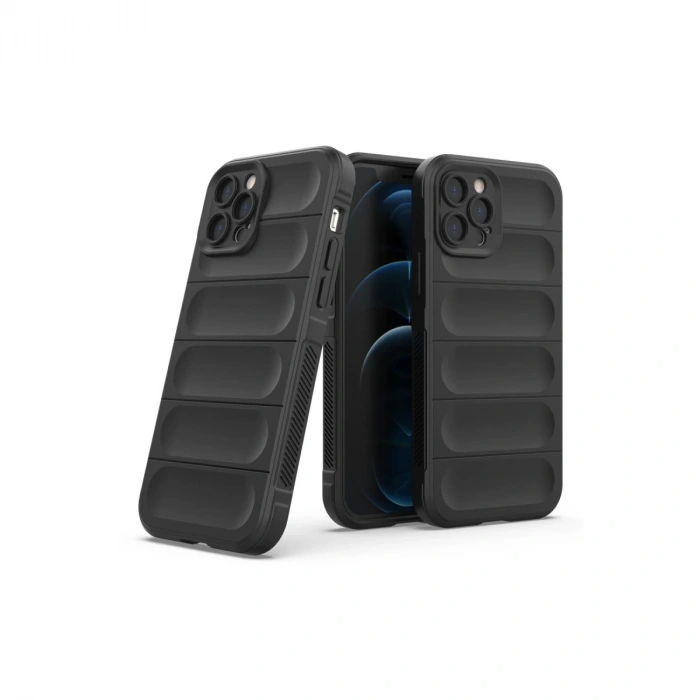 İphone 12 Pro Kılıf Optimum Silikon - Siyah