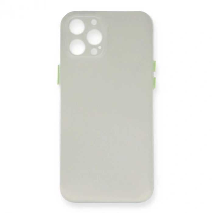 İphone 12 Pro Kılıf Pp Ultra İnce Kapak - Beyaz