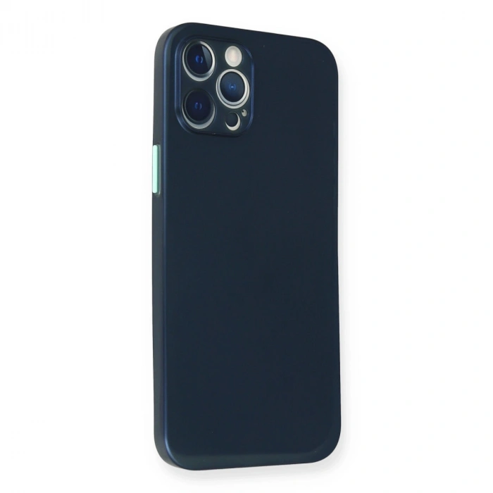 İphone 12 Pro Kılıf Pp Ultra İnce Kapak - Mavi