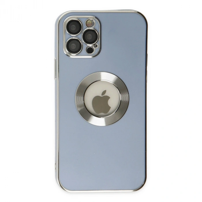 İphone 12 Pro Kılıf Store Silikon - Sierra Blue