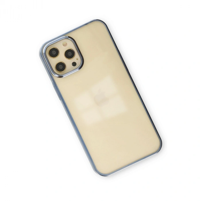 İphone 12 Pro Max Kılıf Element Silikon - Mavi