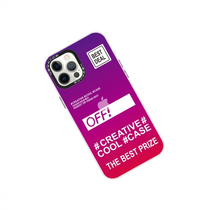 İphone 12 Pro Max Kılıf Estoril Desenli Kapak - Estoril - 9