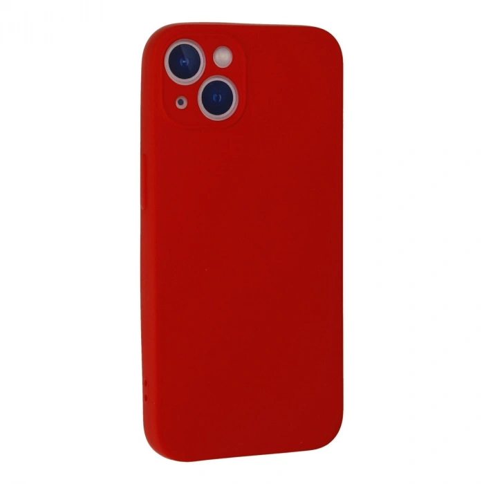 İphone 13 Mini Kılıf Nano İçi Kadife Silikon - Kırmızı