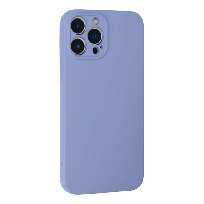 İphone 13 Pro Kılıf Nano İçi Kadife Silikon - Lila