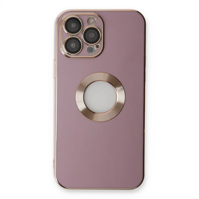 İphone 13 Pro Max Kılıf Store Silikon - Mor