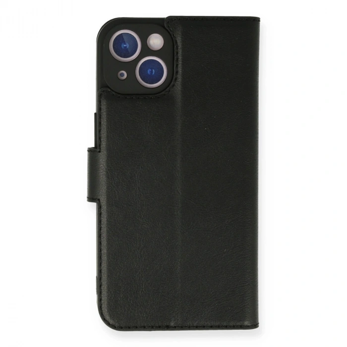 İphone 14 Kılıf Trend S Plus Kapaklı Kılıf - Siyah