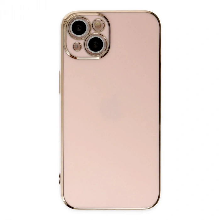 İphone 14 Kılıf Volet Silikon - Pembe