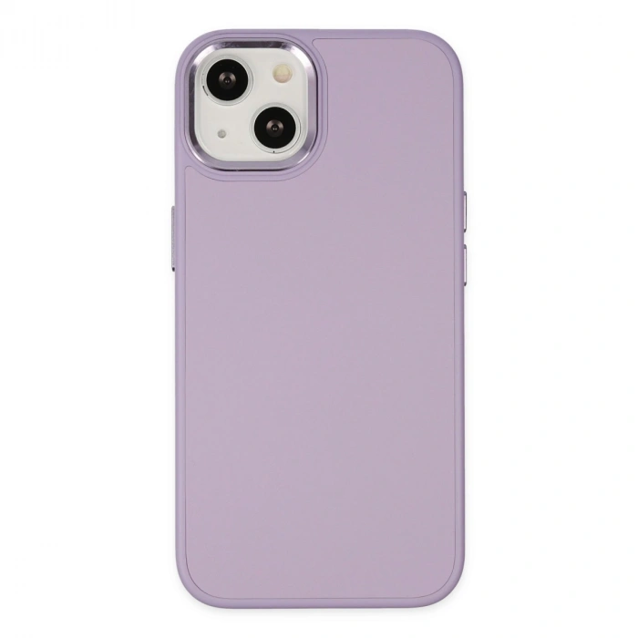 İphone 14 Plus Kılıf Asya Deri Silikon - Lila
