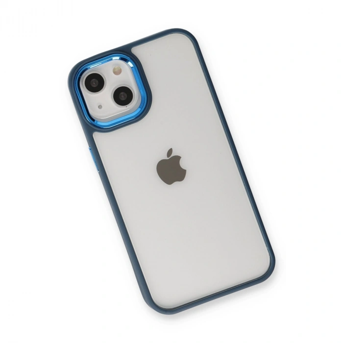 İphone 14 Plus Kılıf Dora Kapak - Mavi