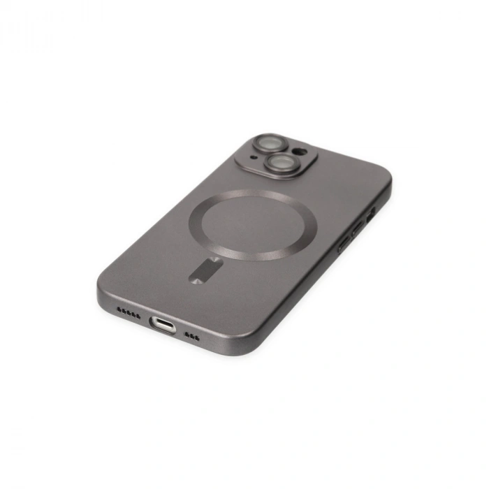 İphone 14 Plus Kılıf Moshi Lens Magneticsafe Silikon - Füme