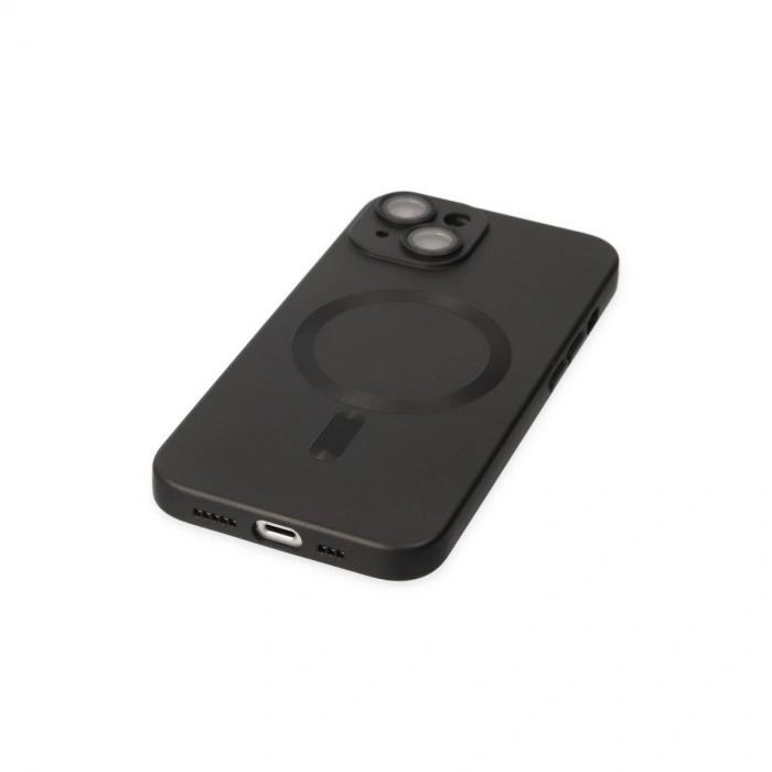 İphone 14 Plus Kılıf Moshi Lens Magneticsafe Silikon - Siyah