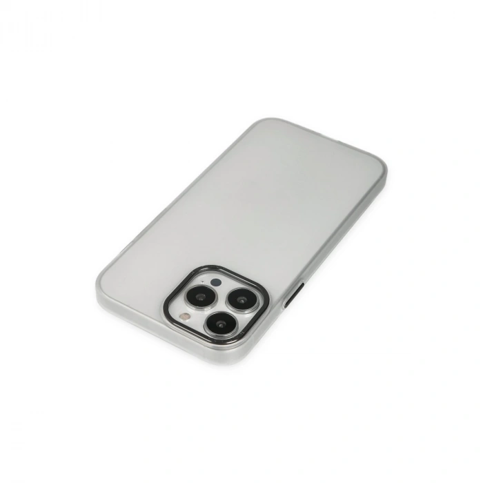 İphone 14 Pro Kılıf Modos Metal Kapak - Şeffaf
