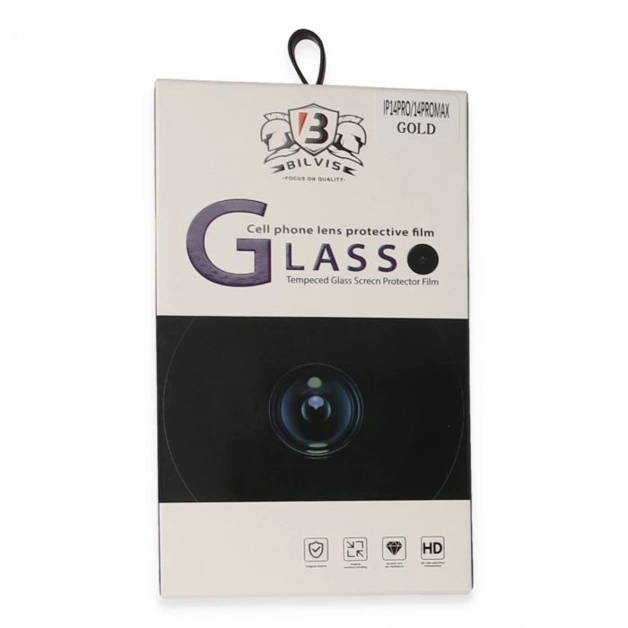 İphone 14 Pro Max Bilvis Titan Kamera Lens - Gold
