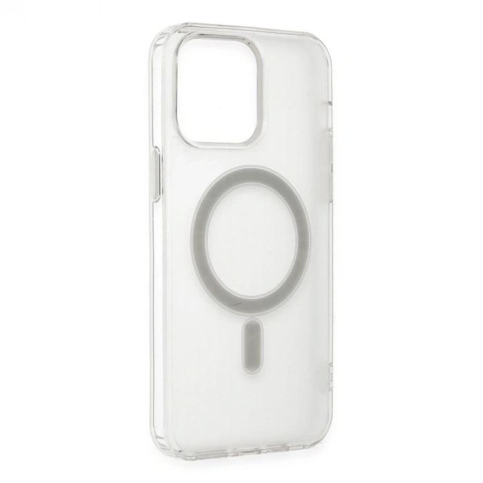 İphone 14 Pro Max Kılıf Matte Şeffaf Magneticsafe - Şeffaf