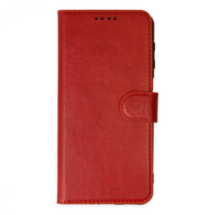 İphone 14 Pro Max Kılıf Trend S Plus Kapaklı Kılıf - Kırmızı