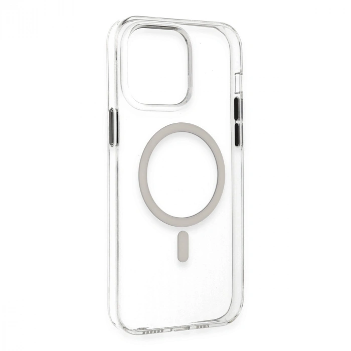 İphone 14 Pro Max Kılıf Tron Şeffaf Magsafe Kapak - Şeffaf