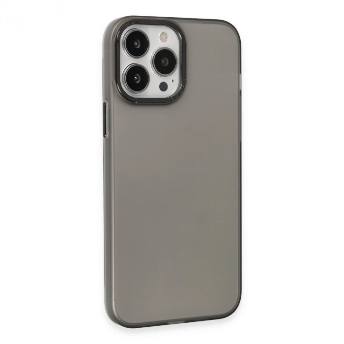 İphone 15 Pro Kılıf Modos Metal Kapak - Siyah