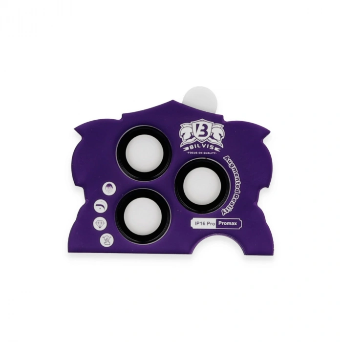 İphone 16 Pro Max Bilvis Titan Kamera Lens - Siyah