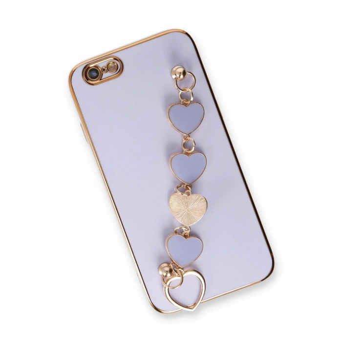 İphone 6 Kılıf Esila Silikon - Lila
