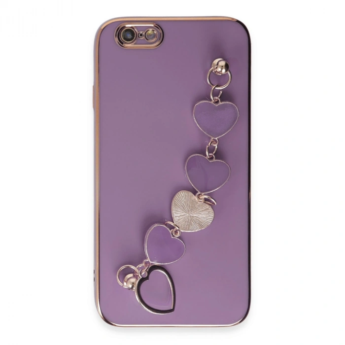 İphone 6 Kılıf Esila Silikon - Mor