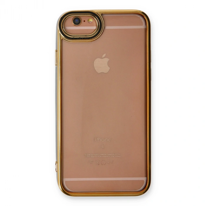 İphone 6 Kılıf Liva Lens Silikon - Siyah