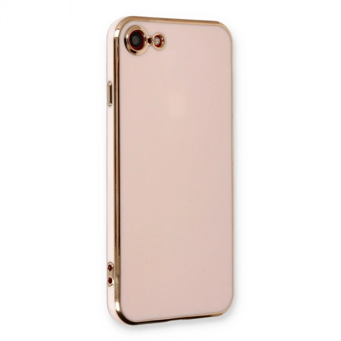 İphone 7 Kılıf Volet Silikon - Pembe