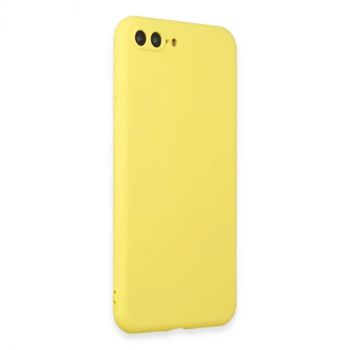 İphone 7 Plus Kılıf First Silikon - Sarı